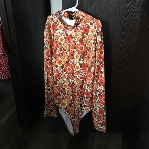 SHEIN Flower Bodysuit